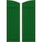 Ekena Millwork Americraft 5-Board (2 Batten) Wood Joined Board-n-Batten Shutters w/Ellipt Top, ARW101BE518X77HGH, PR ARW101BE518X77HGH - alternate 1
